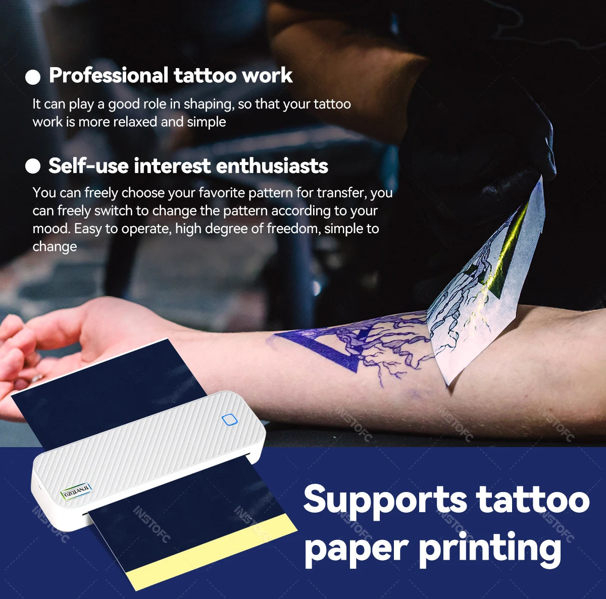 InstoPrint A4 Pro — Impressora Térmica Portátil