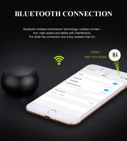 caixa de som bluetooth sem fio 5.3 portátil tws pequena metal aço cinza pesado subwoofer mini estéreo bluetooth para uso ao ar livre
