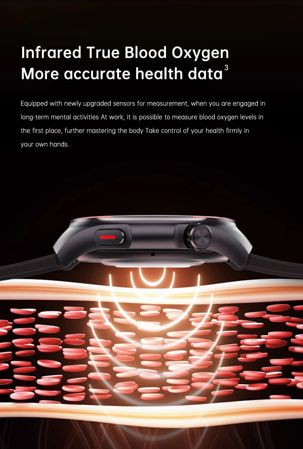 smartwatch para enfermagem e saúde laser cura pressão arterial relógio inteligente masculino frequência cardíaca pulso sono chamadas bluetooth monitor corporal smartwatch