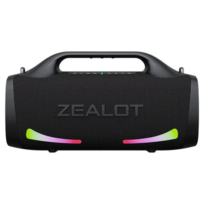 ZEALOT-S79 Alto-falante Portátil para Festas com Bluetooth 5.2, Alça de Transporte, 24 Horas de Reprodução – Ideal para Festas e Camping
