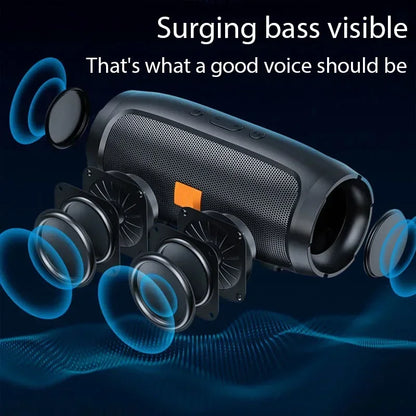 Caixas de Som Bluetooth Portáteis com Subwoofer