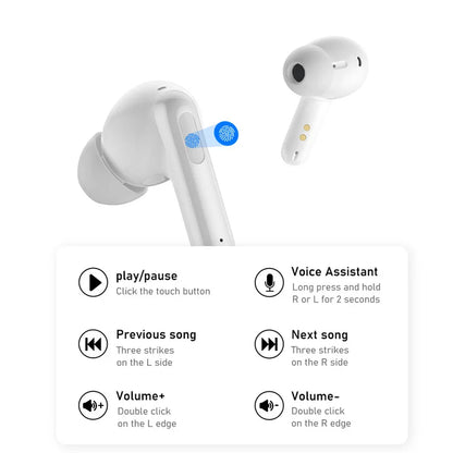 Fone de ouvido inteligente com redução de ruído Sony LX102 Fones de ouvido Bluetooth sem fio