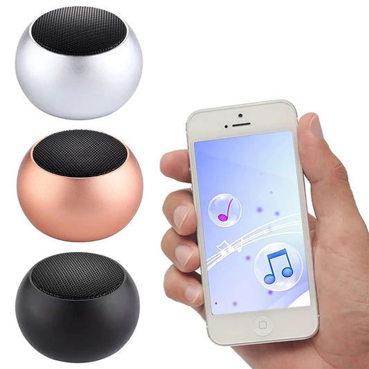 caixa de som bluetooth sem fio 5.3 portátil tws pequena metal aço cinza pesado subwoofer mini estéreo bluetooth para uso ao ar livre