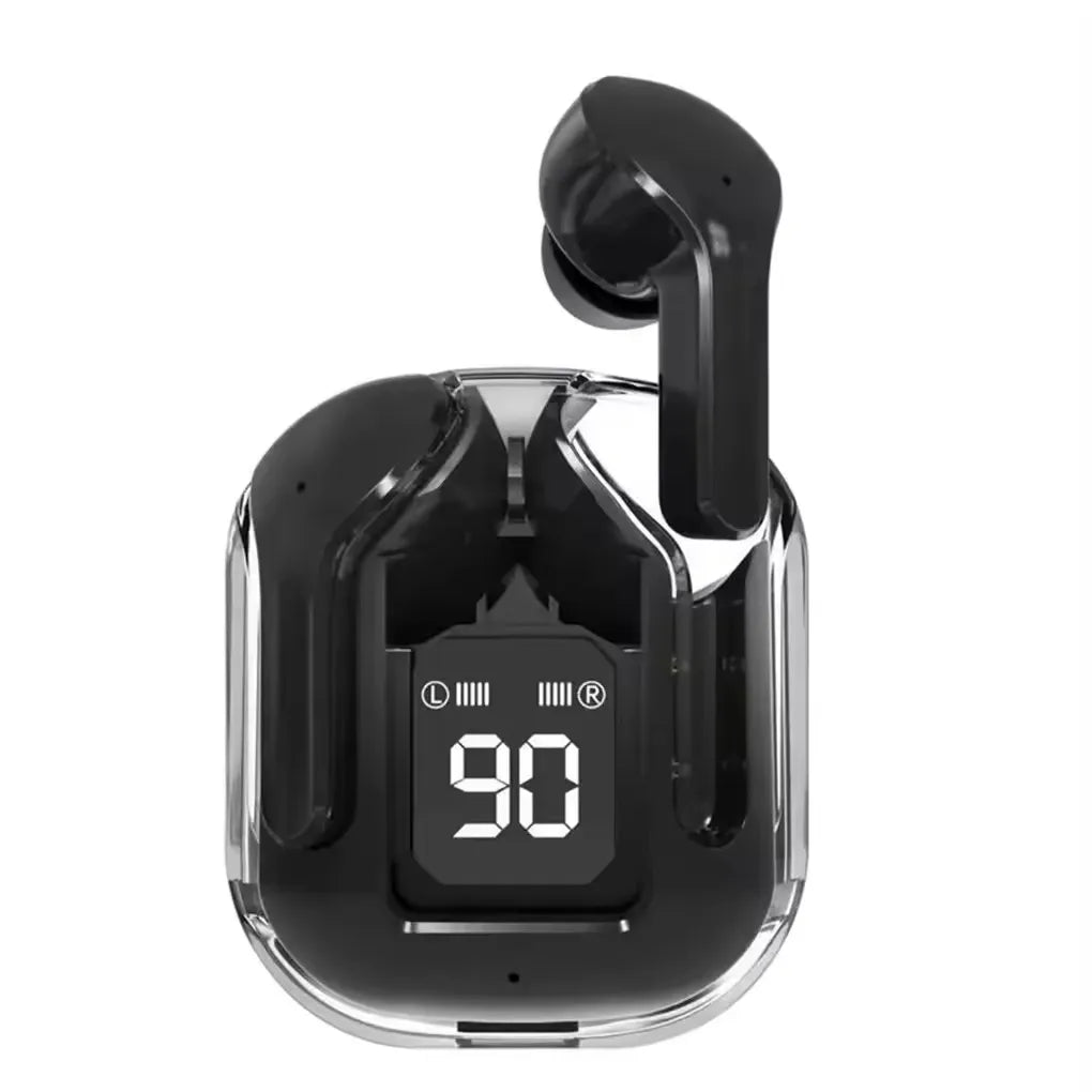 Air31 TWS Fones de Ouvido – Fones Sem Fio Bluetooth 5.0 para Esporte e Jogos, Redução de Ruído, Com Microfone, Display de LED e Estojo de Carregamento