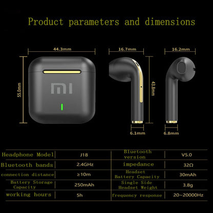 Fones de ouvido sem fio XIAOMI, Bluetooth True Stereo Sport Game TWS