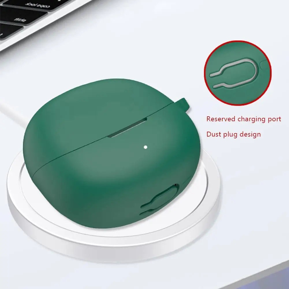 capa de fone de ouvido QCY Melobuds Pro bluetooth capa de silicone antiderrapante à prova de poeira estojo de carregamento capa de silicone