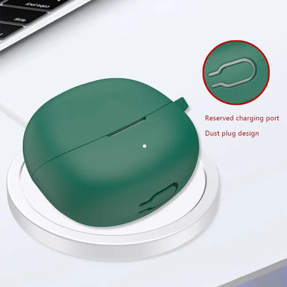 capa de fone de ouvido QCY Melobuds Pro bluetooth capa de silicone antiderrapante à prova de poeira estojo de carregamento capa de silicone