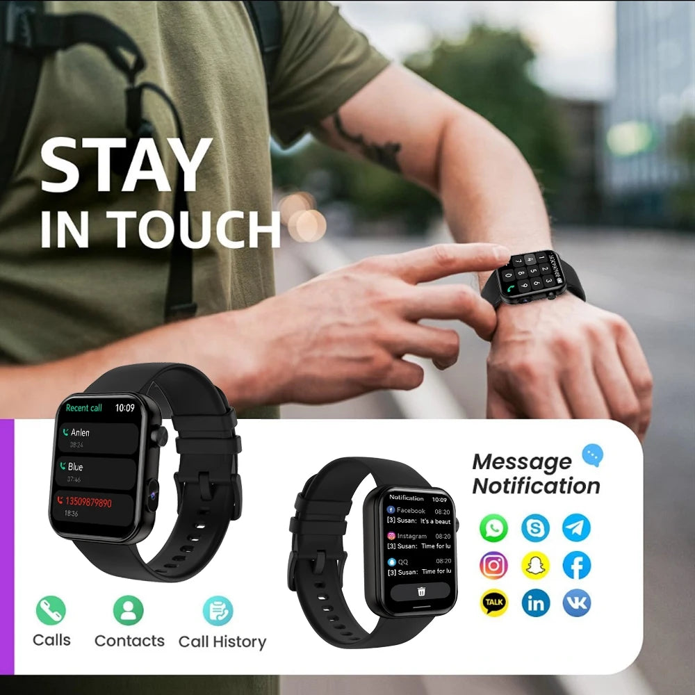 ChiBear P51 Smartwatch 2025 — Tecnologia de ponta no seu pulso!
