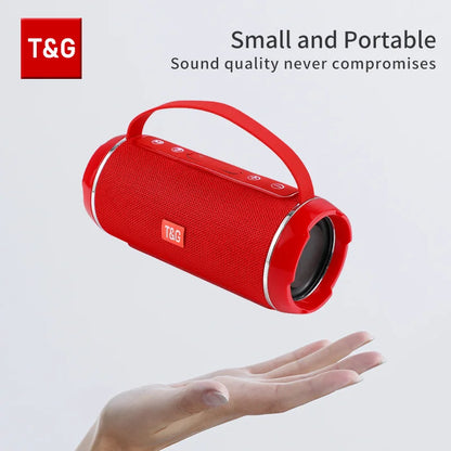 caixa de som bluetooth tg116c caixa de som portátil sem fio potente alto-falante externo com subwoofer centro musical tipo boom box