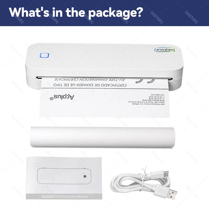 InstoPrint A4 Pro — Impressora Térmica Portátil