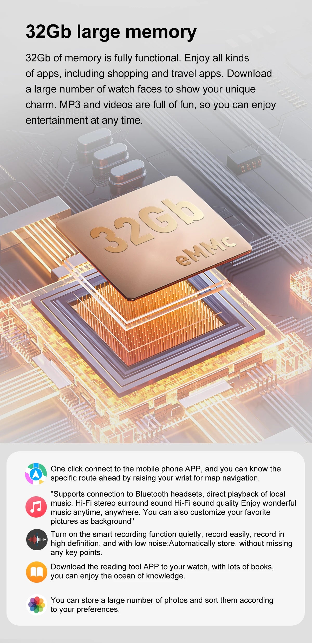 relógio inteligente DT Ultra 3 tela AMOLED 4GB player MP3 MP4 Bluetooth compartilhamento de rede loja de apps ChatGPT IA inteligente