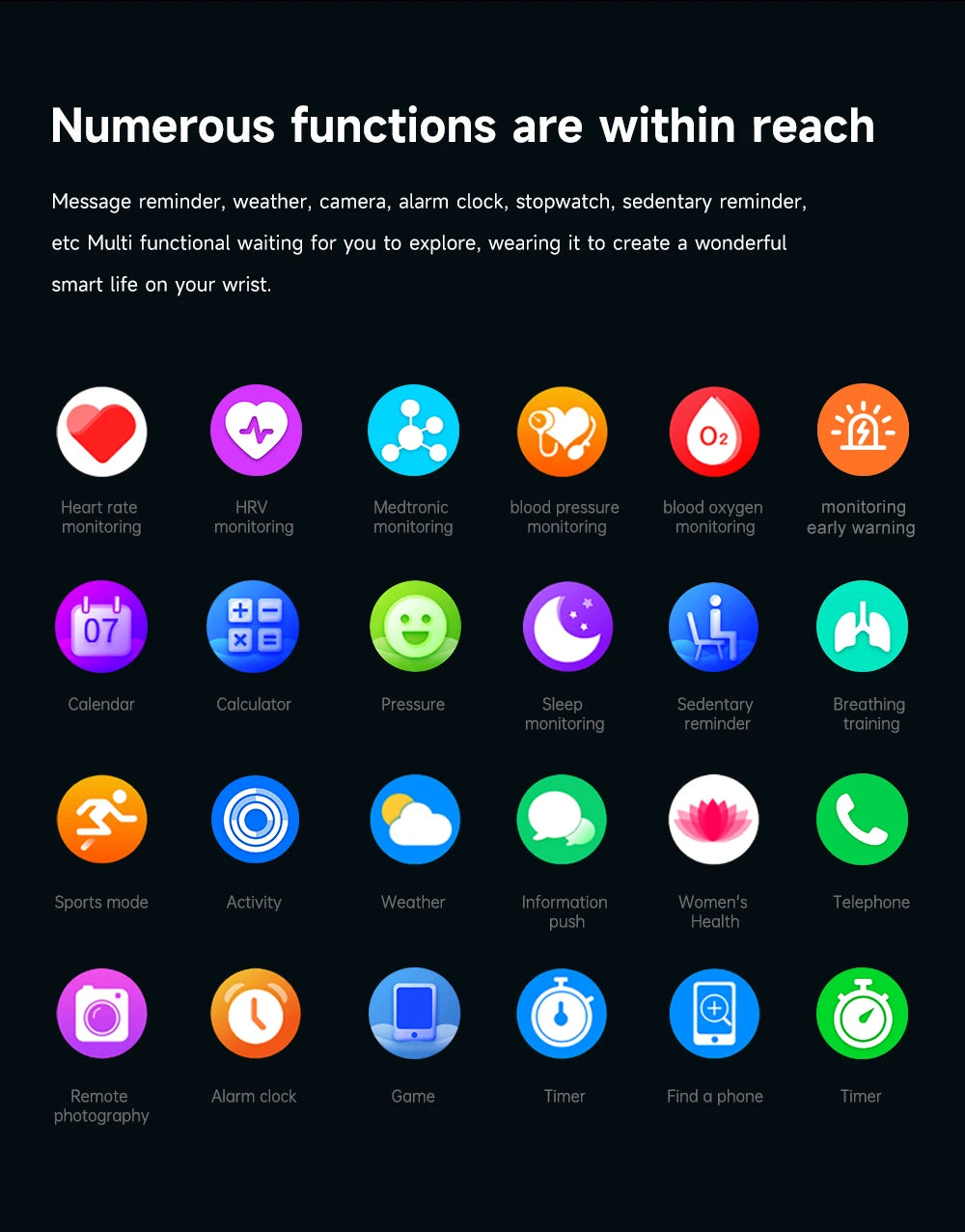 smartwatch para enfermagem e saúde laser cura pressão arterial relógio inteligente masculino frequência cardíaca pulso sono chamadas bluetooth monitor corporal smartwatch