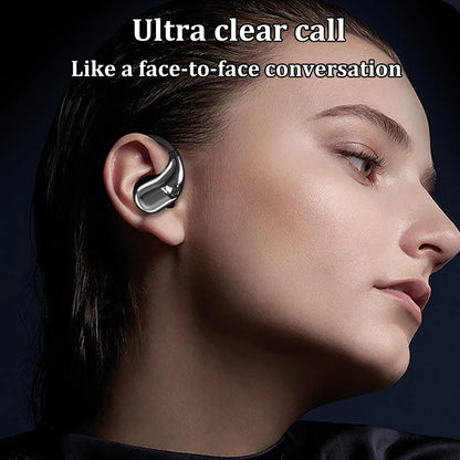 fones de ouvido bluetooth 5.4 com gancho para orelha tws sem fio fones hifi estéreo fones à prova d’água headset com display led longa autonomia earbuds com toque