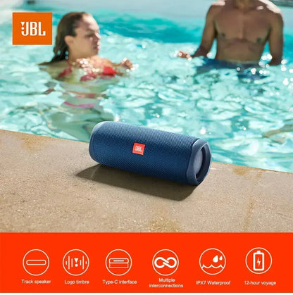 jbl flip caixa de som bluetooth flip5 mini portátil à prova d’água sem fio alto-falante bt graves estéreo música para viagens ao ar livre festa