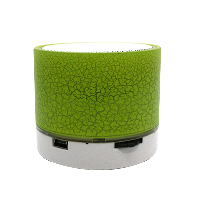 A9 Caixa de Som Bluetooth Sem Fio Colorida e Deslumbrante Mini Portátil para Exteriores Subwoofer Caixa de Som Musical para Celular Cartão TF PC
