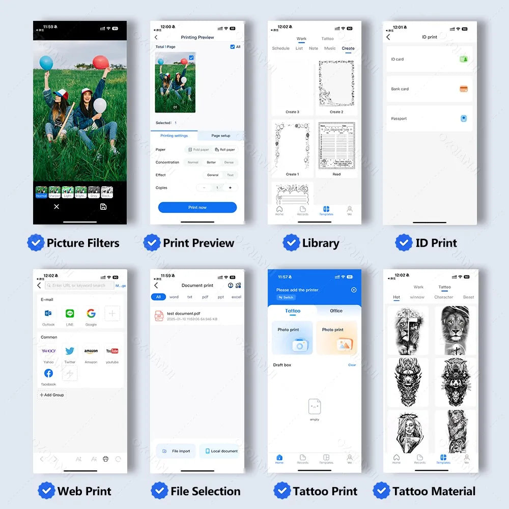 InstoPrint A4 Pro — Impressora Térmica Portátil