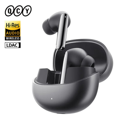 fone de ouvido sem fio QCY MeloBuds Pro ANC bluetooth 5.3 áudio de alta resolução com LDAC earbuds com cancelamento de ruído ativo de 46dB headphones
