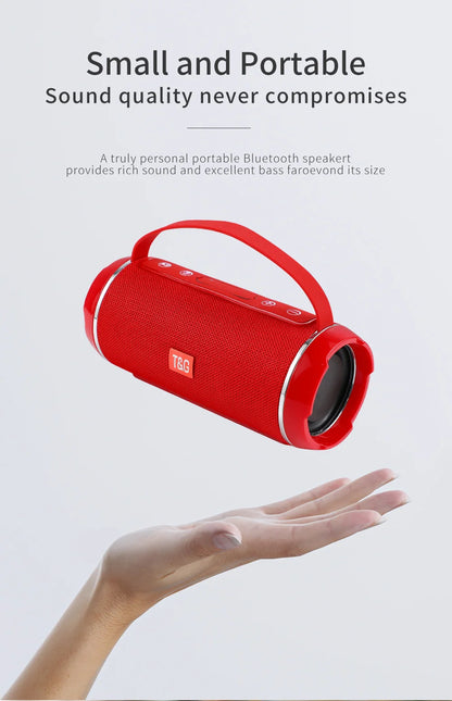 caixa de som bluetooth tg116c caixa de som portátil sem fio potente alto-falante externo com subwoofer centro musical tipo boom box