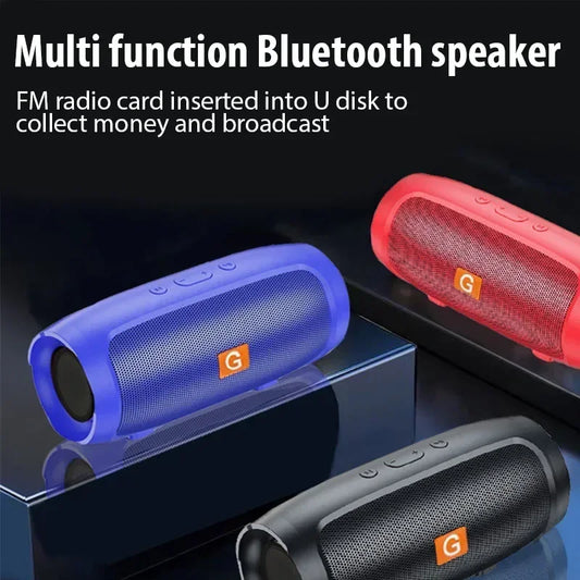 Caixas de Som Bluetooth Portáteis com Subwoofer