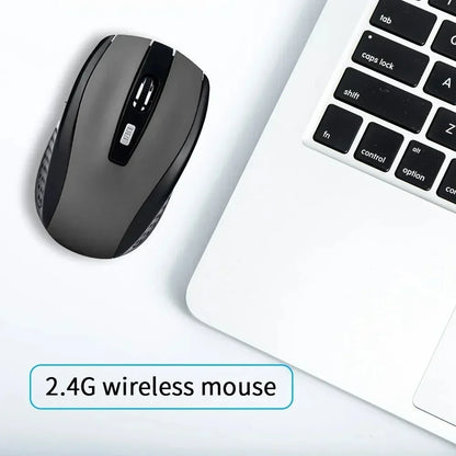 mouse sem fio portátil 2.4G mouse ergonômico óptico para escritório com níveis de DPI ajustáveis até 1600 para notebook, laptop e MacBook
