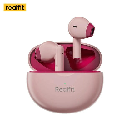 Fone de Ouvido Bluetooth Realfit F2 – Qualidade Hi-Fi Excelente, Fones TWS Sem Fio