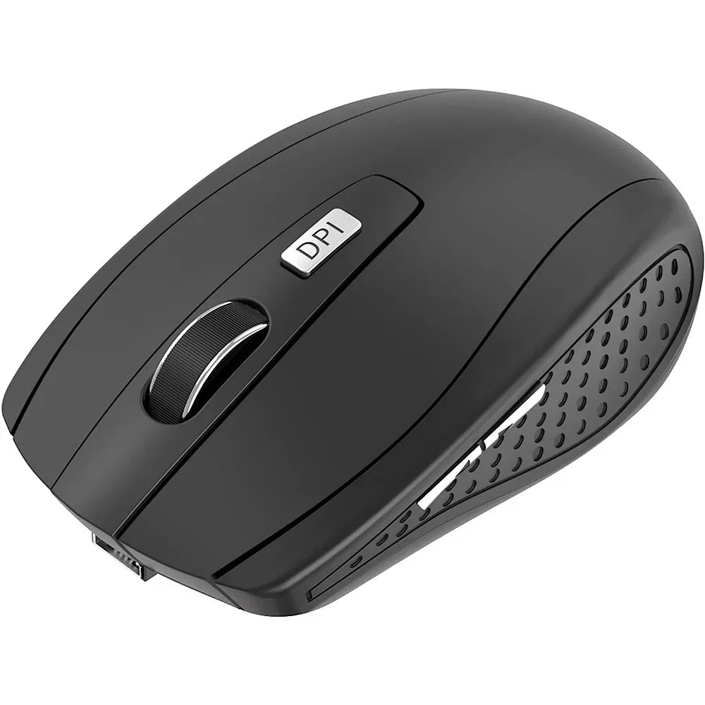 mouse sem fio portátil 2.4G mouse ergonômico óptico para escritório com níveis de DPI ajustáveis até 1600 para notebook, laptop e MacBook
