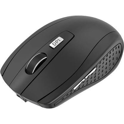 mouse sem fio portátil 2.4G mouse ergonômico óptico para escritório com níveis de DPI ajustáveis até 1600 para notebook, laptop e MacBook