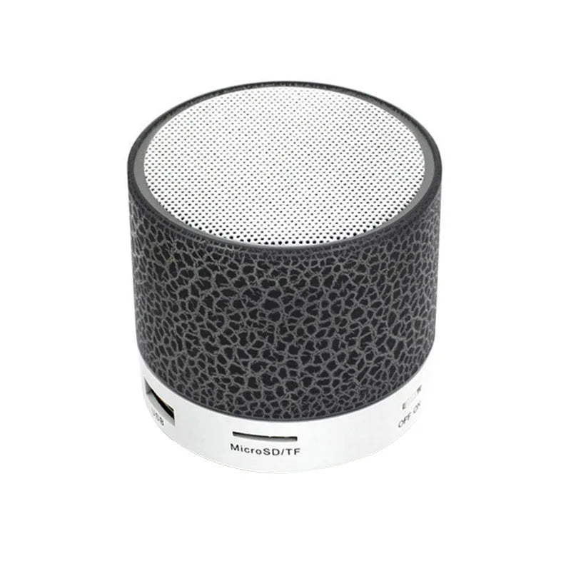 A9 Caixa de Som Bluetooth Sem Fio Colorida e Deslumbrante Mini Portátil para Exteriores Subwoofer Caixa de Som Musical para Celular Cartão TF PC
