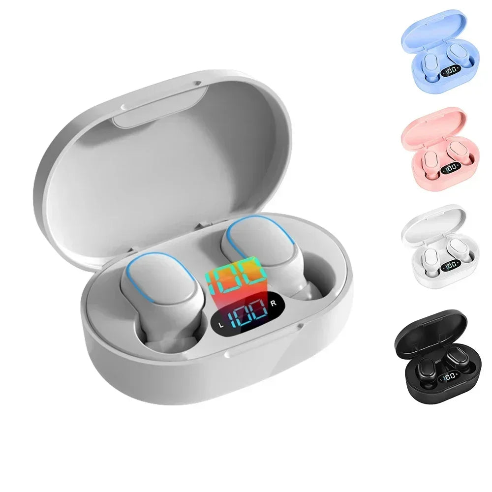 Fones de ouvido sem fio E7S TWS com controle Bluetooth, esportivo à prova d'água