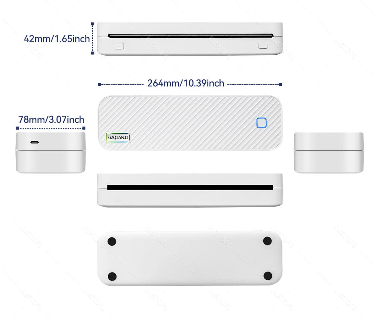 InstoPrint A4 Pro — Impressora Térmica Portátil