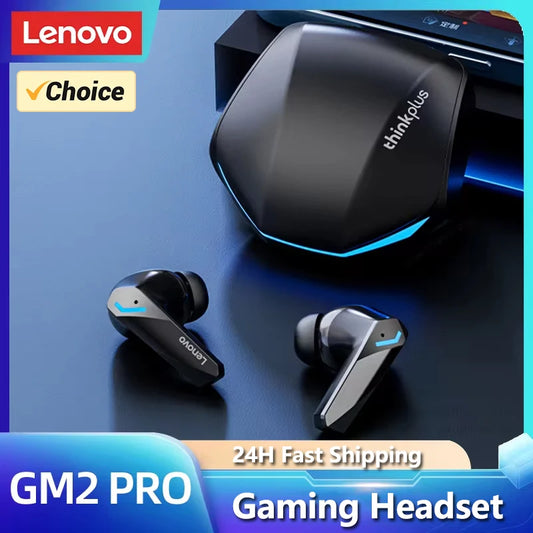 Fone de ouvido sem fio Bluetooth Lenovo GM2 Pro
