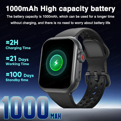 Apple Watch Ultra 2 masculino feminino pulseira inteligente bateria de 1000mAh GPS tela AMOLED chamadas por Bluetooth esportivo à prova d'água
