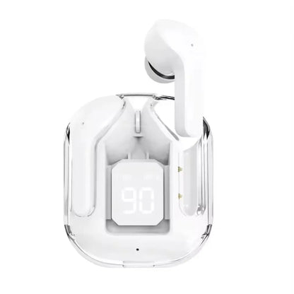 Air31 TWS Fones de Ouvido – Fones Sem Fio Bluetooth 5.0 para Esporte e Jogos, Redução de Ruído, Com Microfone, Display de LED e Estojo de Carregamento