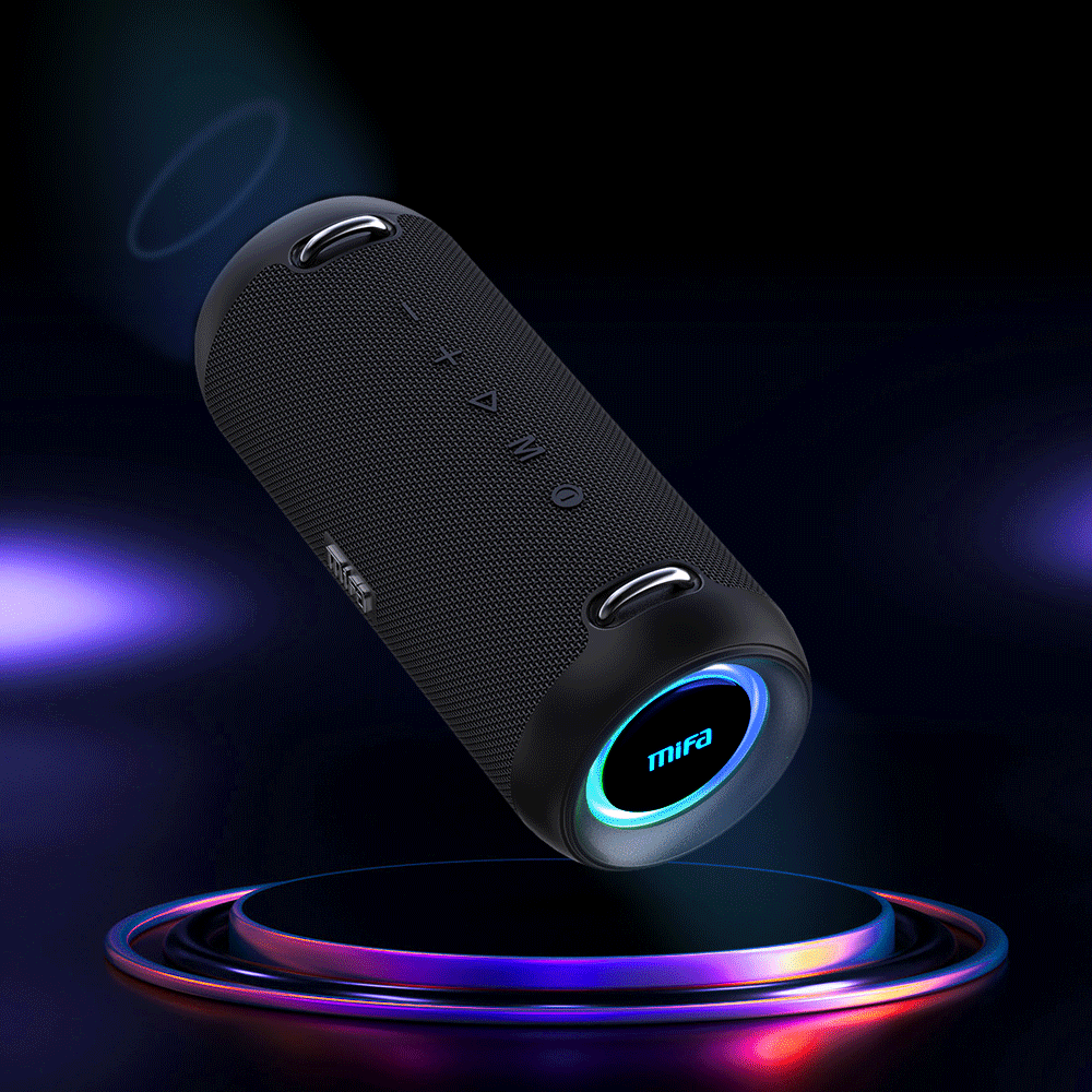 caixa de som bluetooth  mifa - potência de saída de 60w amplificador  para excelente desempenho de graves i